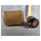 HEDDON HERITAGE 30-MARK III FISHING REEL & CASE