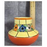 CZECH BOHEMIAN HAND PAINTED CERAMIC POTTERY