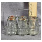 1936 OUR OWN JR. MILK BOTTLE SETS CHICAGO, IL