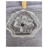 MIKASA CELEBRATIONS "CAROLERS" CANDY DISH