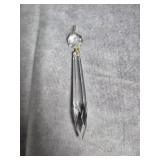 3" CLEAR CRYSTAL U-DROP CHANDELIER PRISMS BOX LOT