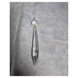 3" CLEAR CRYSTAL U-DROP CHANDELIER PRISMS BOX LOT