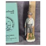 1984 "GONE FISHING" NORMAN ROCKWELL FIGURINE