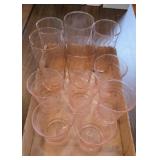 PINK DEPRESSION GLASSES LOT OF 11