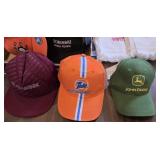 LOT OF 9 BASEBALL CAPS