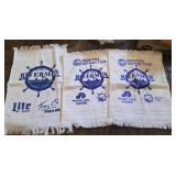 3 PEORIA RIVERMAN HAND TOWELS