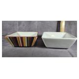 2 PAMPERED CHEF SIMPLE ADDITIONS 7.5" SERVING DISH