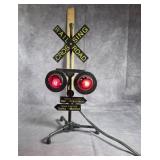 AMERICAN TRAIN SIGNAL RAILROAD CROSSING DESK LAMP