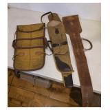 VINTAGE GUN CASES ONE LEATHER