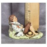 NORMAN ROCKWELL "LAZYBONES" 1979 FIGURINE