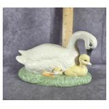 ATLANTIC MOLD SWAN FAMILY FIGURINE