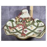 FITZ AND FLOYD HOLIDAY HOME SANTA SERVER