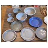 10 PIECES OF ENAMELWARE BOX LOT
