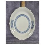 SYRACUSE CHINA LIBERTY BLUE EAGLE OVAL PLATE