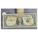 1957-A $1 SILVER CERTIFICATE BLUE SEAL