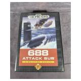 688 ATTACK SUB SIMULATOR SERIES - SEGA GENESIS