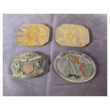LOT OF FOUR BELT BUCKLES