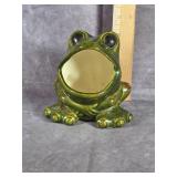 VINTAGE CERAMIC FROG SPONGE HOLDER