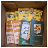 VINTAGE CASH STAMP PASS BOOKS BOX LOT