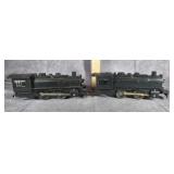 TWO MARX O GAUGE WIND UP STEAM LOCOMOTIVES