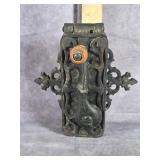 DAZEY AMERICANA CAST IRON WALL-MOUNTED CAN OPENER