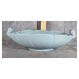 ABINGDON POTTERY CONSOLE BOWL  BLUE