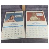 1972 & 1973 ADVERTISING CALENDARS