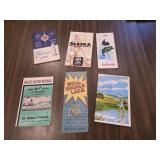 VINTAGE FISHING MAPS AND PAMPHLETS