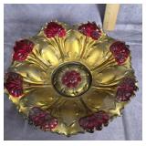 VTG. GOOFUS GLASS BOWL 9.5"