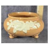 WELLER POTTERY CAMEO THREE-FOOTED PLANTER