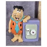 1992 HAPPINESS EXPRESS FRED FLINTSTONE COIN BANK
