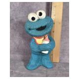 1999 SESAME STREET BABY COOKIE MONSTER PIGGY BANK