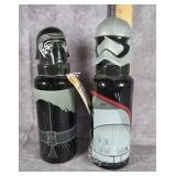 TWO ZAK DESIGNS STAR WARS ALUMINUM WATER BOTTLES