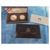 1989 UNITED STATES CONGRESSIONAL 2-COIN PROOF SET