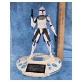 JAZWARES STAR WARS CLONE TROOPER ALARM CLOCK RADIO