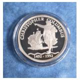CHRISTOPHER COLUMBUS 500TH ANNIVERSARY SILVER