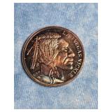 LAS VEGAS INDIAN HEAD NICKLE 1 OUNCE .999 SILVER