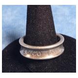 TIFFANY & CO 1837 BAND RING STERLING SILVER SIZE 8