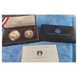 1989 UNITED STATES CONGRESSIONAL 2-COIN PROOF SET