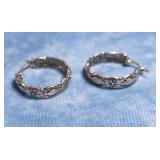 STERLING SILVER HOOP EARINGS