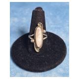 ALPACA MEXICO STERLING SILVER MOTHER OF PEARL RING