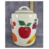 VTG. MCCOY HAND PAINTED FRUIT COOKIE JAR