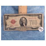 1928 TWO DOLLAR BILL RED SEAL C66673330a