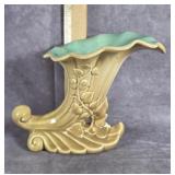 VTG. RED WING POTTERY CORNUCOPIA VASE # 1097