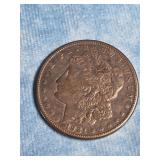 1921 MORGAN SILVER DOLLAR