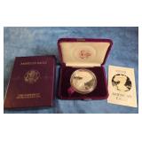 1986 AMERICAN SILVER EAGLE COIN 1 OZ PROOF