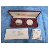 FIRST MAN IN SPACE SILVER PROOF COIN & MEDAL SET