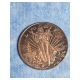 APM SILVER TRADE UNITE ROUND LADY LIBERTY