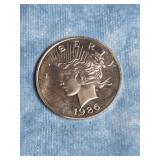 1986 LIBERTY EAGLE SILVER PEACE DOLLAR