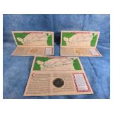 LOT OF 3 CHRISTOPHER COLUMBUS 500TH ANNIVERSARY